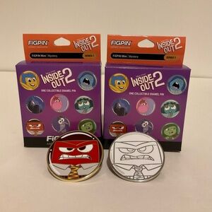 Inside Out 2 FigPin set ANGER